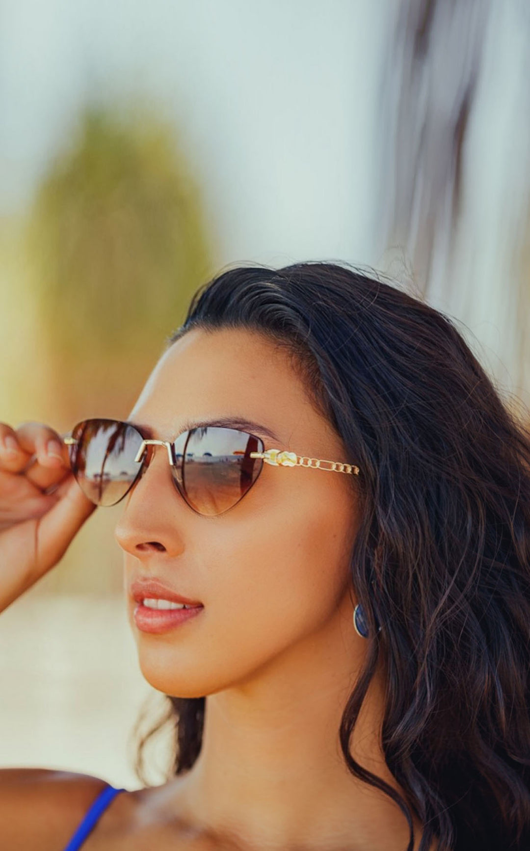 Hip Hazel Tint Gold Frame